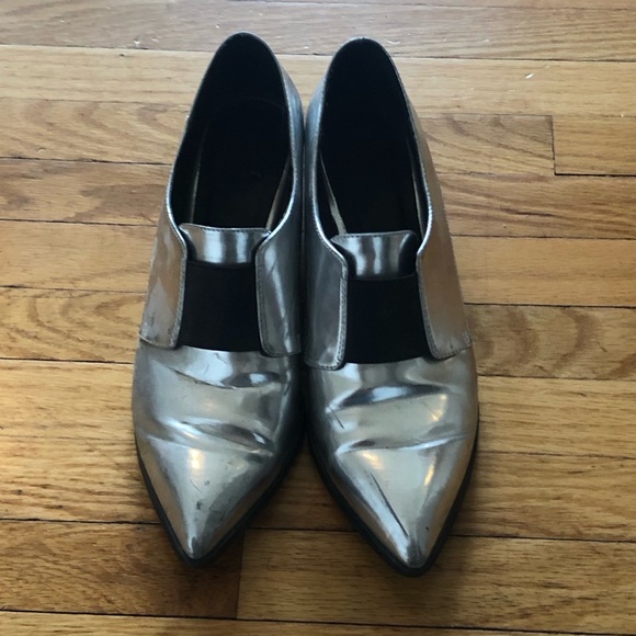 ASOS chrome heels - Picture 2 of 5